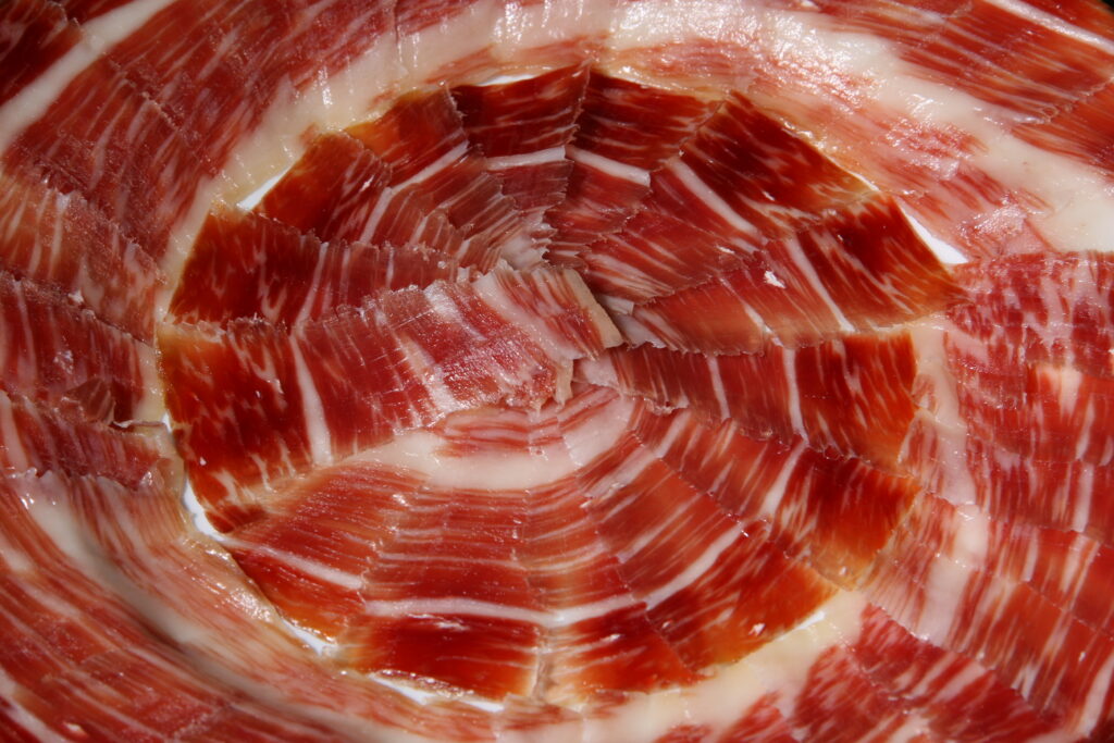 Corte profesional de jamon