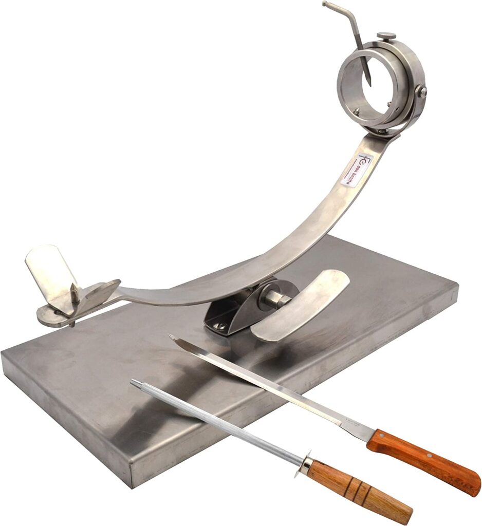 Comprar Jamonero cajón con 2 cuchillos + chaira + tabla. FACKELMANN Online  - Bricovel
